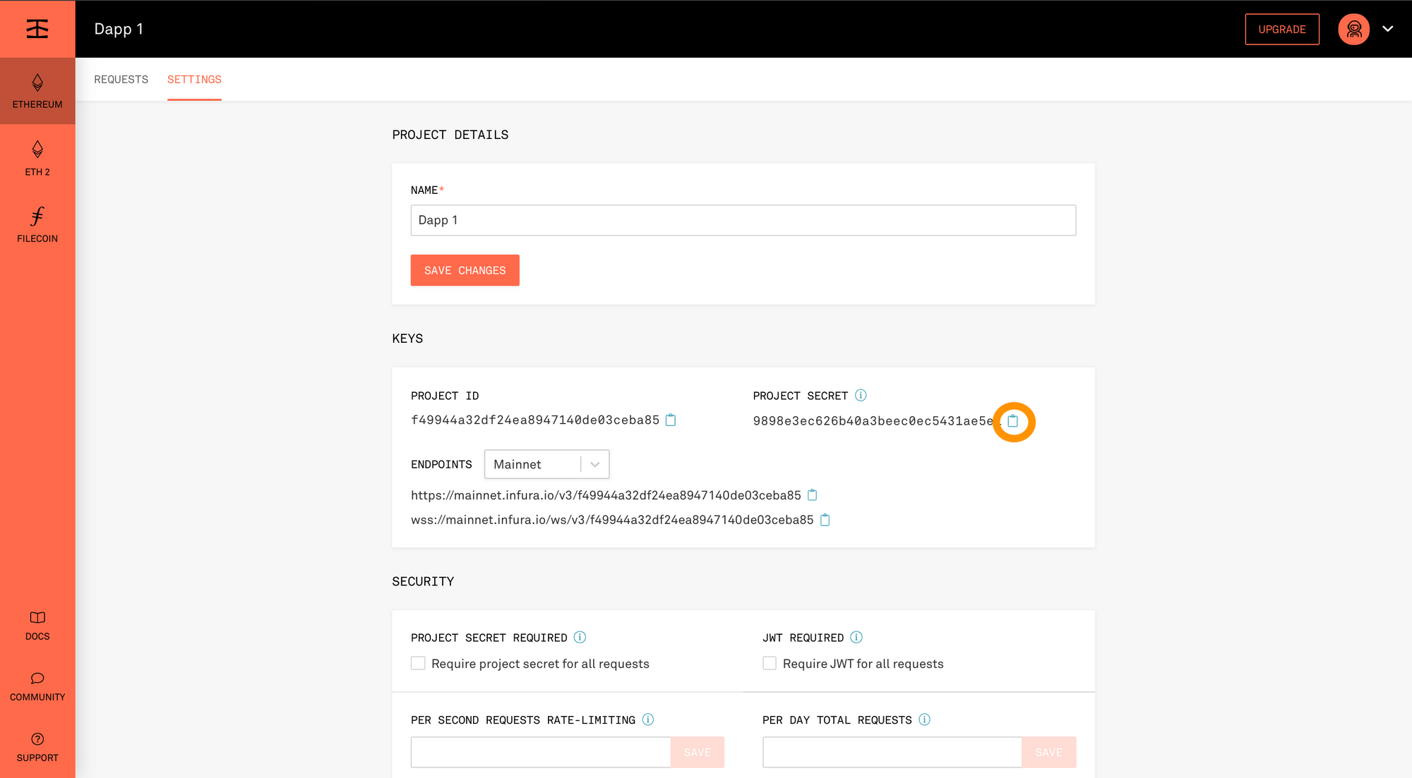 Infura Project ID. Infura Crypto. Id pairing