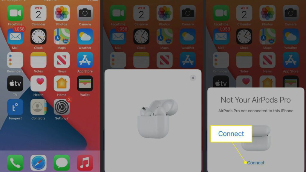 how to connect airpods