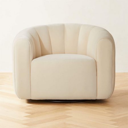 Fitz Velvet Swivel Chair