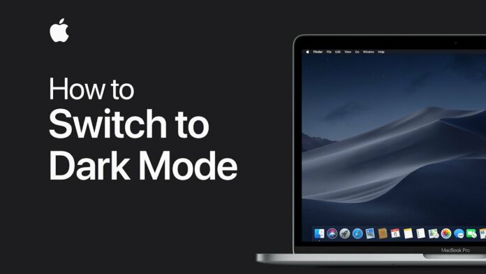 how to make mac dark mode