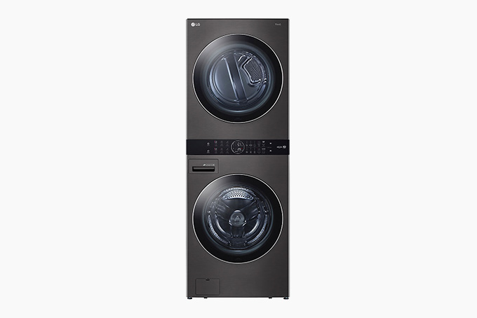 LG Single Unit Front Load LG WashTower with Center Control