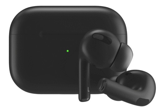 black airpods

