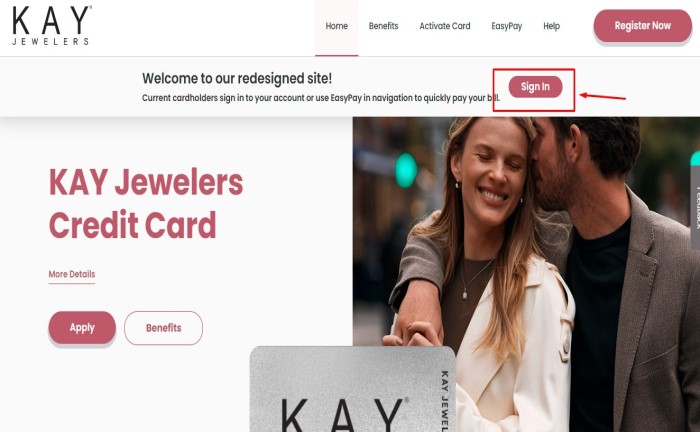 kay jewelers credit card