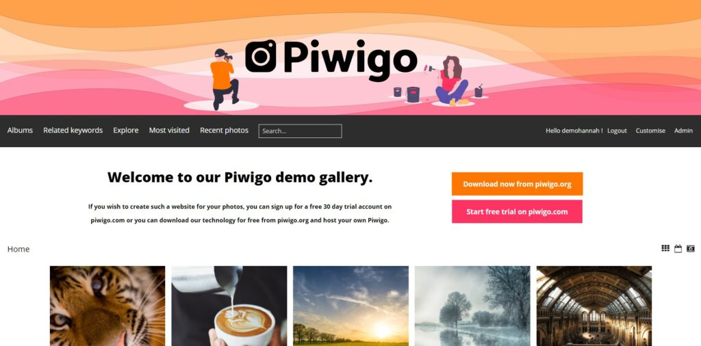 Piwigo website