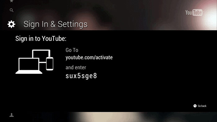 Yt.be activate